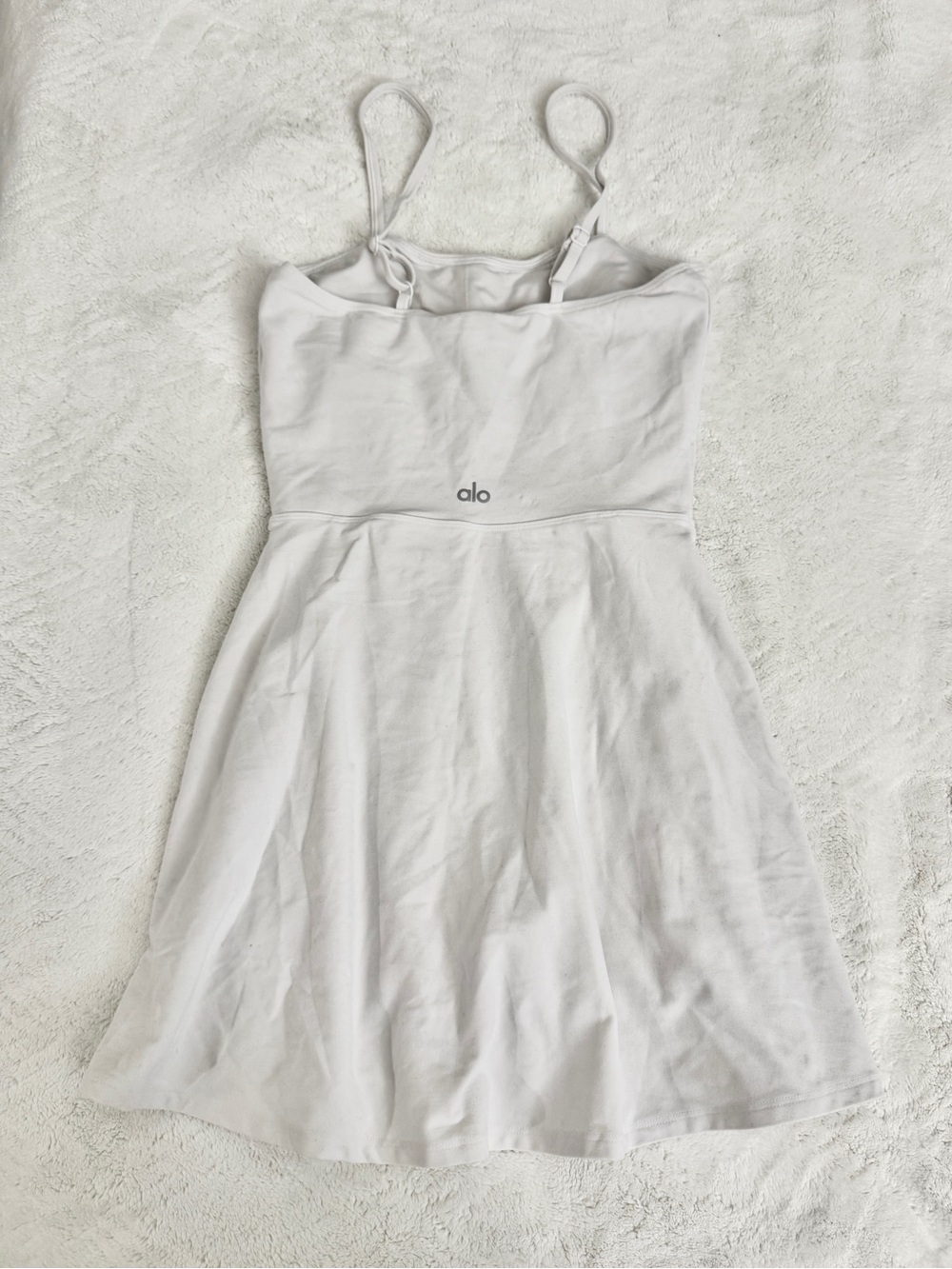 Alo Yoga ‘Alosoft Courtside’ Tennis Dress - White, Size XXS